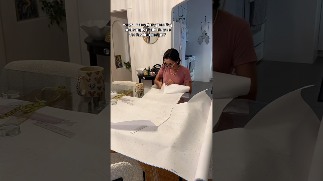 engineering and fashion design have more in common than meets the eye 🧵🪡 