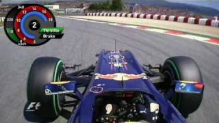 Mark Webber - Spain Onboard Formula One 2010