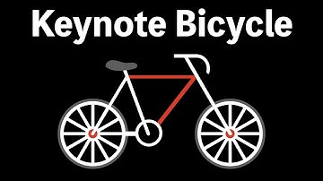 #014 Keynote Animation Tutorial Motion Graphic Bicycle 2019 Same as PowerPoint