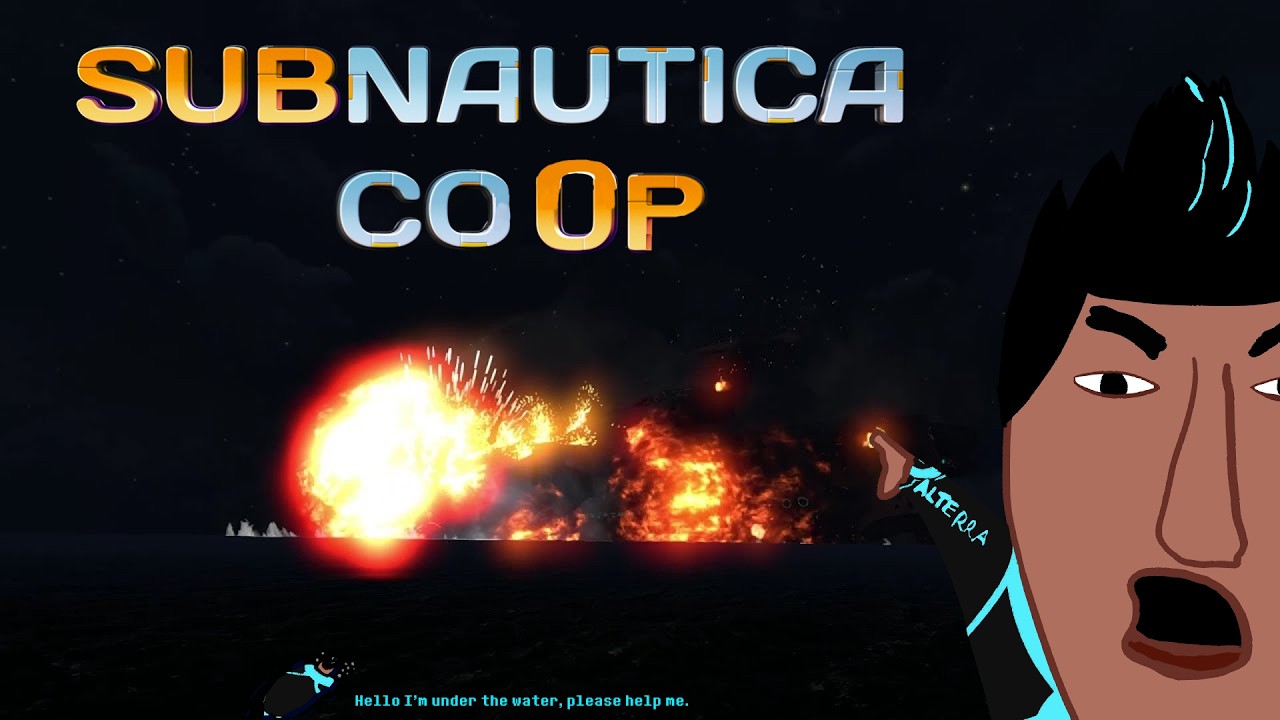 HELLO, I'M UNDER THE WATER PLEASE HELP ME | Subnautica Co-op | Best-Of