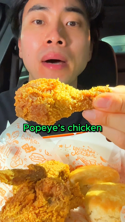 Popeye’s vs. Dave’s?!🤤🤤 #americanfood #food #chicken #popeyes #daveshotchicken