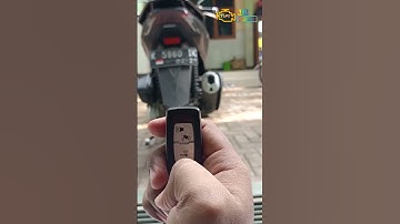 How to activate the Honda PCX security alarm. #automobile #maticbesaritupcx160