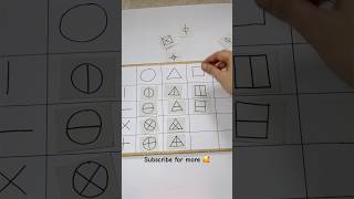 Double entry matrix - shapes | how to engage kids | kids games and activities