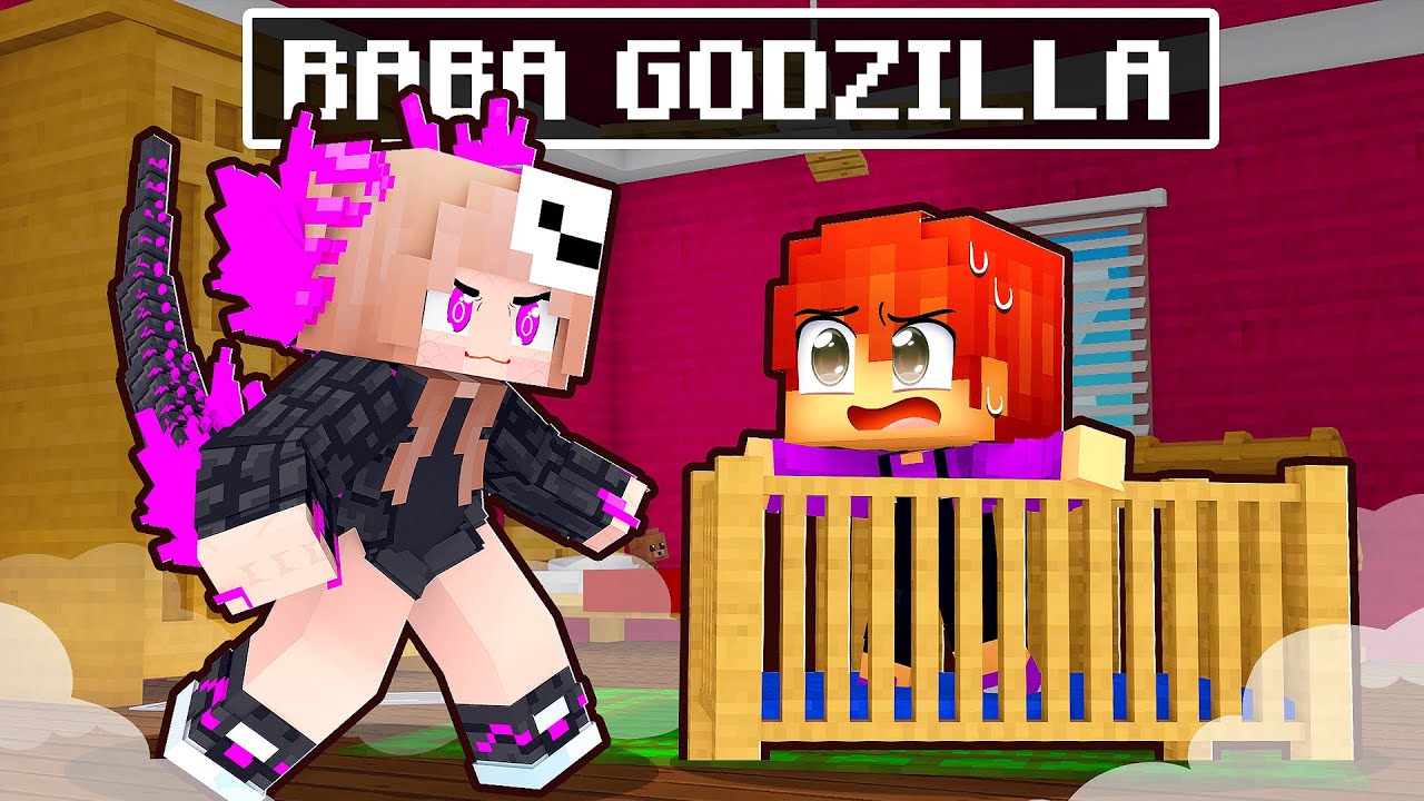 S4ULO tem uma BABÁ GODZILLA no Minecraft