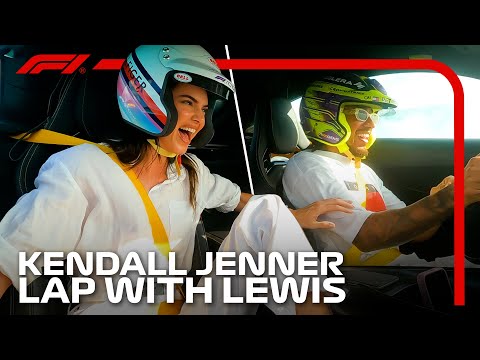 Lewis Hamilton Takes Kendall Jenner For A Miami Hot Lap | F1 Pirelli Hot Laps