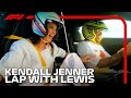 Did we break the car lewis hamilton takes kendall jenner for a miami hot lap f1 pirelli hot laps