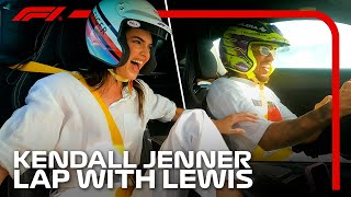 Lewis Hamilton Takes Kendall Jenner For A Miami Hot Lap | F1 Pirelli Hot Laps