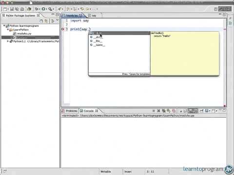 [Python for beginners ] Creating a Module