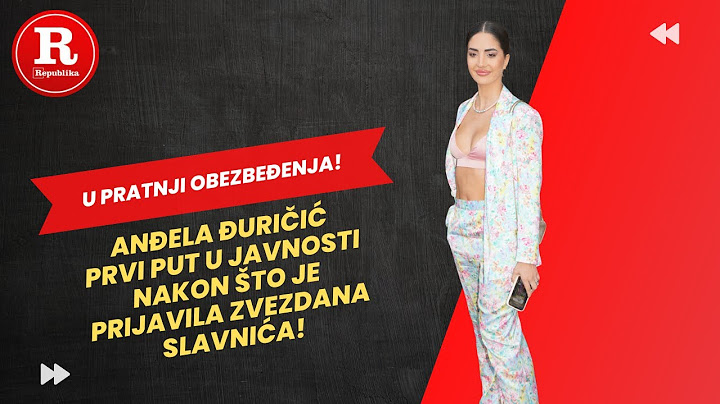 Anđela Đuričić prvi put u javnosti nakon što je prijavila Zvezdana Slavnića!