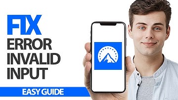 How To Fix Paramount Plus App Error Invalid Input | Final Solution