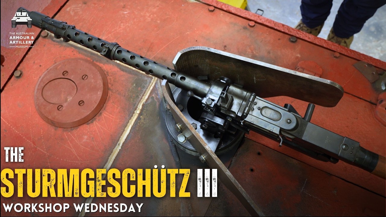 WORKSHOP WEDNESDAY: Remote MG34 Gun Shield for our StuG III G! - YouTube