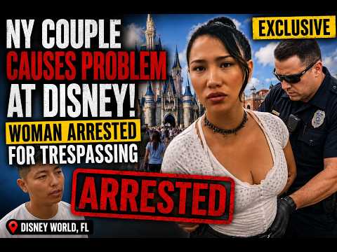 NY Couple’s Disney Trip Goes OFF THE RAILS — Woman ARRESTED for Trespassing! 😳🚔