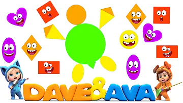 Learn Shapes with Dave and Ava - Kids Learning Shapes - Fun Shapes for Kids