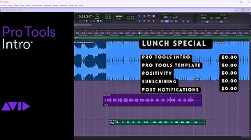 I MADE A PRO TOOLS INTRO RECORDING TEMPLATE SO YOU DON