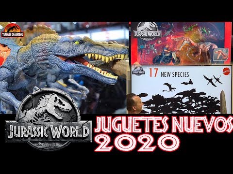 Todos los Juguetes Nuevos de Jurassic World para 2019 y 2020 - San Diego Comic Con Spinosaurus y Más