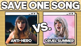 SAVE ONE SONG 🎵 💫 TAYLOR SWIFT Edition | Music Game Wealth