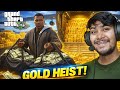 BIGGEST GOLD HEIST IN GTA 5 😲 | Franklin Solo Heist | GTA V gameplay.