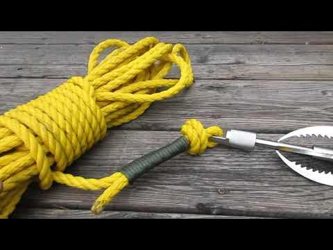 DIY, Build a COLLAPSIBLE GRAPPlING HOOK!!! 