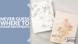 Celebrity 3 Effortless Card Making Tricks for Sentiment Placement | Perfect Pairings with Jaycee Net Worth