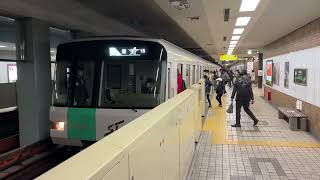 札幌市営地下鉄南北線5000形504編成 中の島駅発車