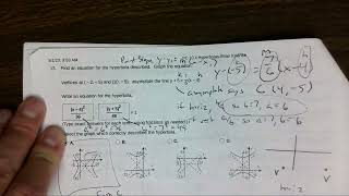 PC 10 4 Hyperbolas Worksheet 2