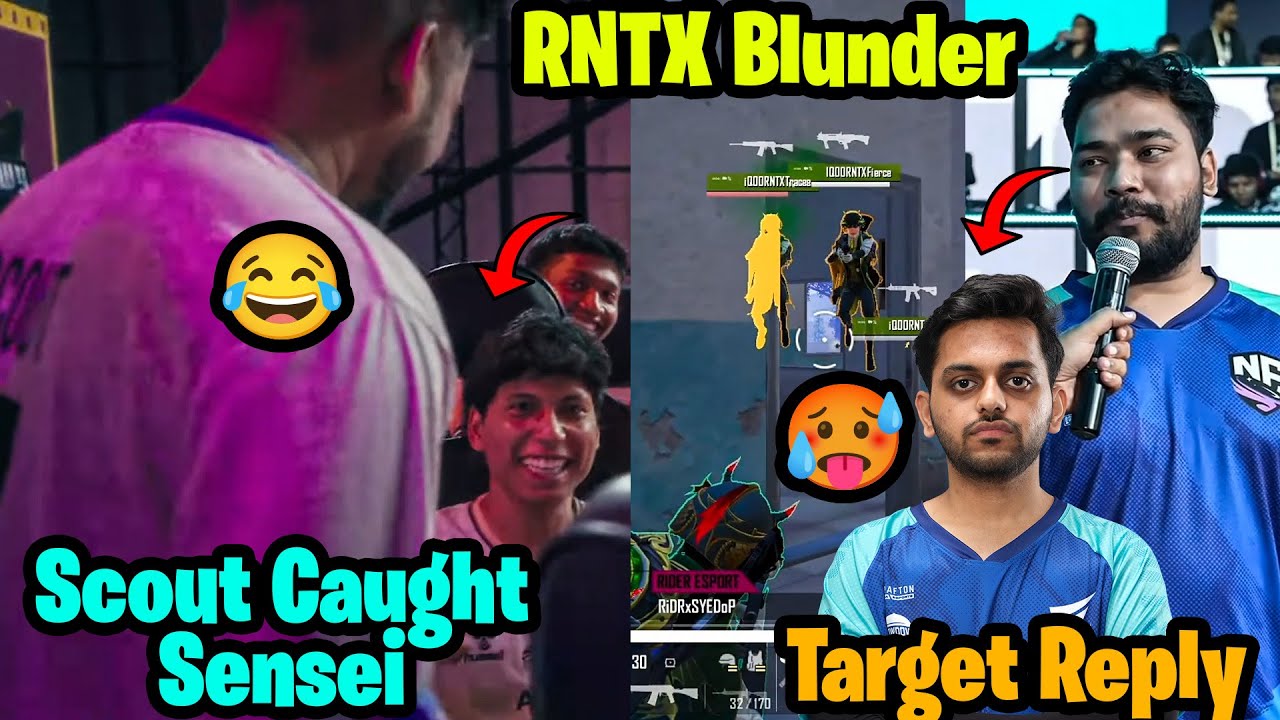 Scout Caught Sensei😂 RNTX Blunder in BMSD🥵 Aadi Target Hector Reply😬