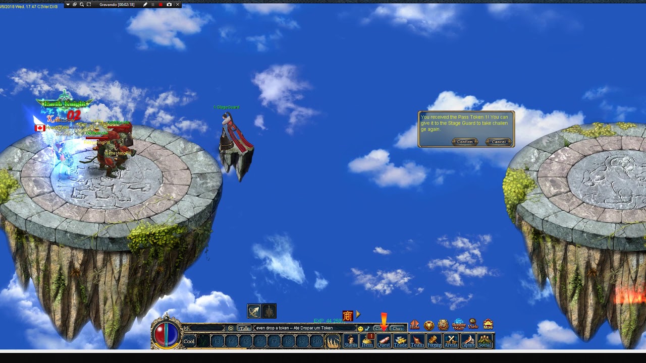 Sky Pass Conquer Online Quest!