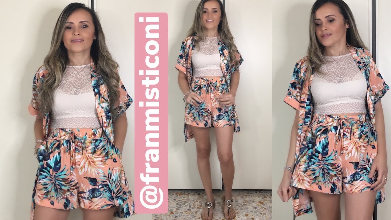 PARTE1: CORTE E COSTURA CONJUNTO KIMONO (BLUSA)