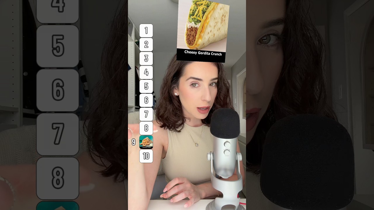 ASMR Ranking Taco Bell Menu Items