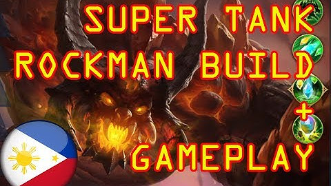 Heroes Evolved Rockman - The Super Tanky Build Guide + Gameplay