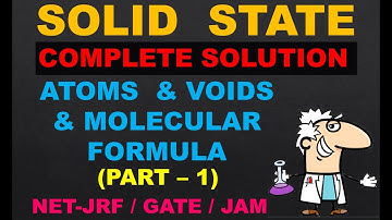 SOLID STATE | PREVIOUS YEAR COMPLETE SOLUTION| (PART-1)| NET-JRF| GATE | IIT-JAM