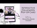 Hello Bluebird Pop Up Halloween Card