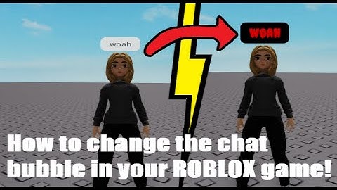 How to customize the chat bubble in your ROBLOX game! [2023]
