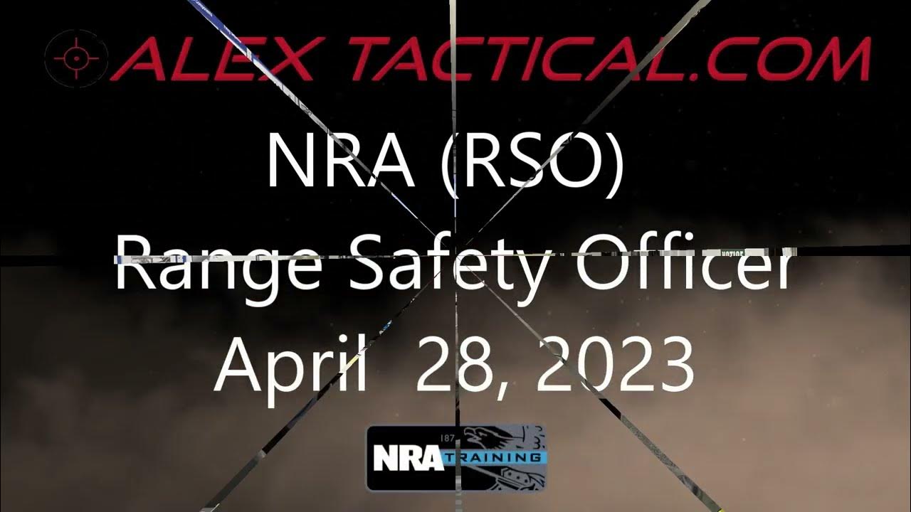 Range Safety Officer (RSO) Training, After Class Fun Shooting at Alex