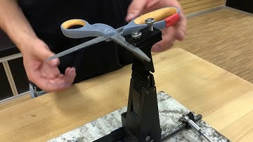 Wicked Edge Scissor Attachment - how to sharpen scissors and shears