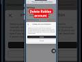 How to Delete Roblox Account Permanently (2026) | Remove Roblox Account Forever