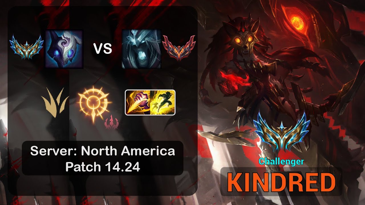 Kindred Jungle vs Karthus - NA Challenger - Patch 14.24