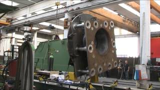 SILVESTRINI 50 Ton rotating and tilting table positioner
