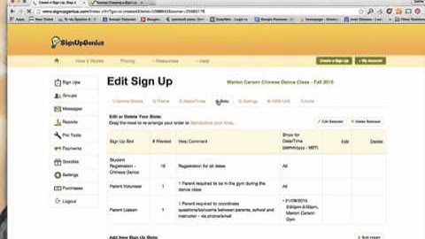 SignUpGenius OneDateToSignUp