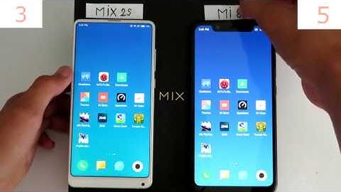 So sánh xiaomi mi mix 2s và mi 8 năm 2024