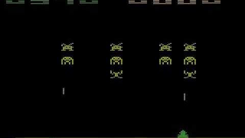 dqn: space invaders score 1200 2x