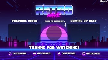 Make a retro youtube intro and outro - Best Intros & Outros service