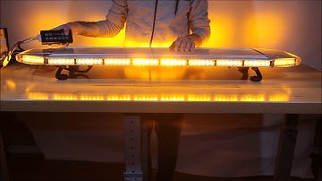 Aviator TIR Emergency 3 watt LED Light Bar 48 in informational video