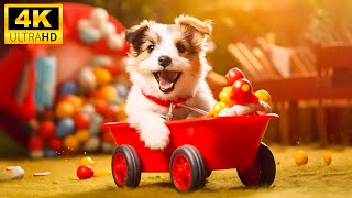 Baby Animals 4K (60FPS) UHD - Footage Of Cute Baby Animals With Relaxing Music (Colorfully Dynamic)