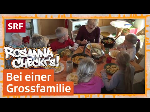 Wie ist das Leben in einer Grossfamilie? | Rosanna checkt’s! | SRF Kids – Kindervideos