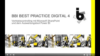 bbi Best Practice Digital 4: Vertriebscontrolling mit Microsoft SharePoint und Power BI