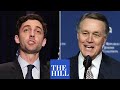 Jon Ossoff TEARS INTO David Perdue at Savannah rally