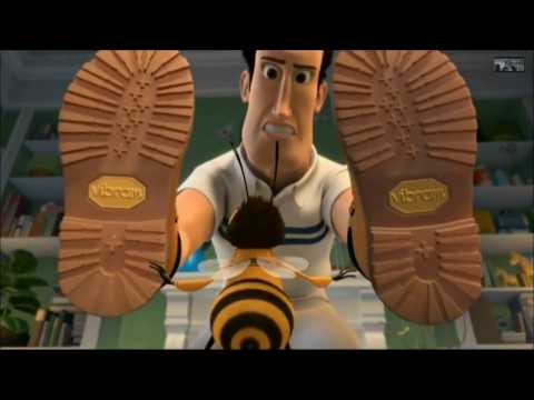 A scene from Bee Movie but (almost) every time Ken talks, Hey Peter! starts