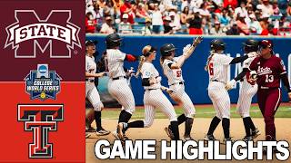 Mississippi State vs Texas Tech | FULL GAME | May 28, 2026 | Women's College World Series