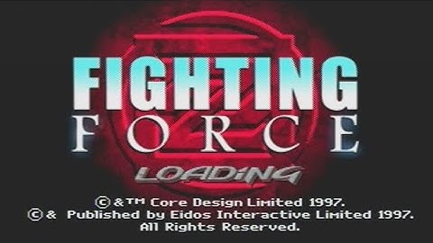 Fighting Force DEMO - PSX / PS1 - 16:9 Widescreen
